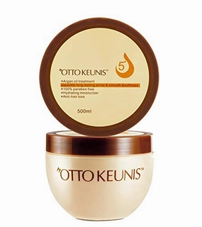 Argan Oil 5  Treatment Deep Conditioner 100% Paraben Free   Hydrating Moisturizer   Anti Hair Loss Sparkle Long Lasting Shine Smooth Softness 500 ml. 16.9 fl. oz.