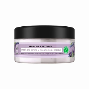Argan Oil & Lavender Magic Mask for Smooth Frizz Free Hair|No Sulfates,No Paraben|6.76 Fl Oz, Off White