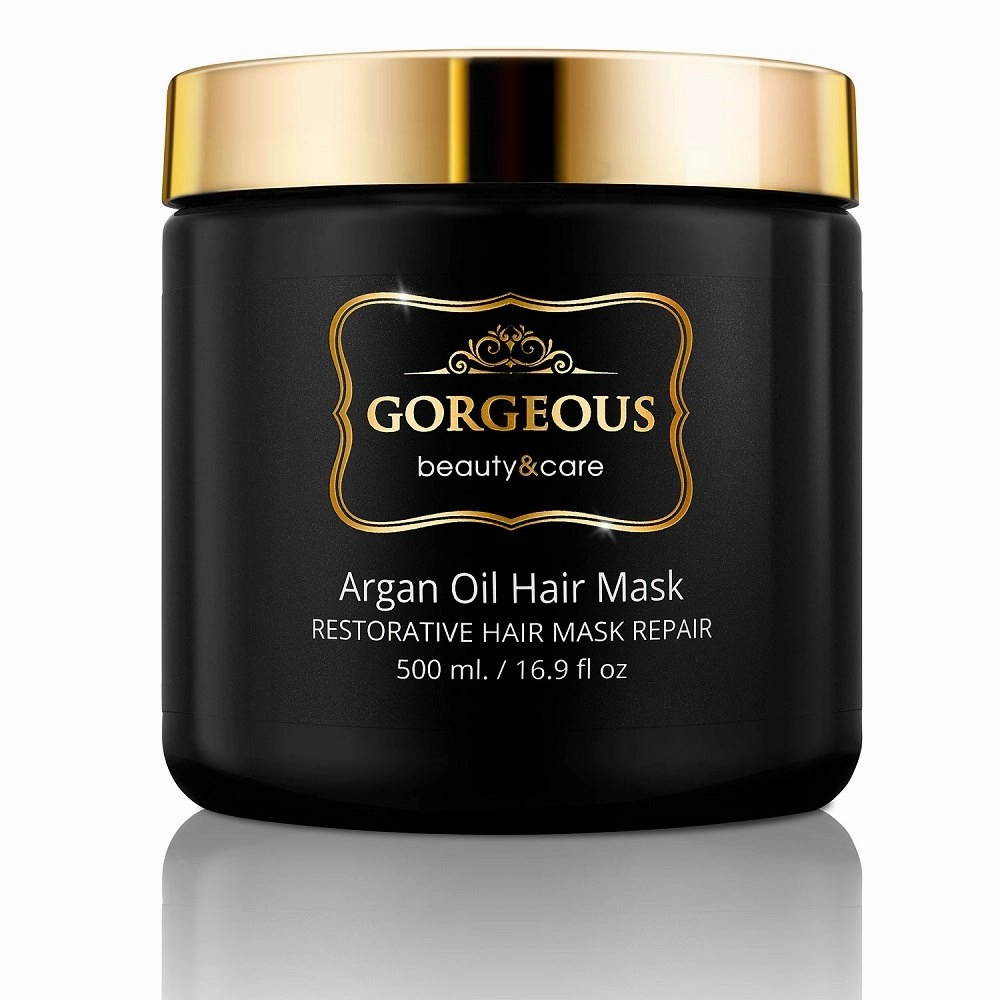 Argan Oil Hair Mask, 100% authentic Argan Oils - Deep Conditioner, Hydrating Hair Treatment Therapy, Repair Dry Damaged, Color Treated 16.9 OZ