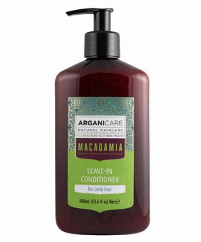 Arganicare Hydrating Macadamia Leave in Conditioner for Curly Hair Enriched with Organic Argan Oil and Macadamia Oil (13.5 Fluid Ounce)