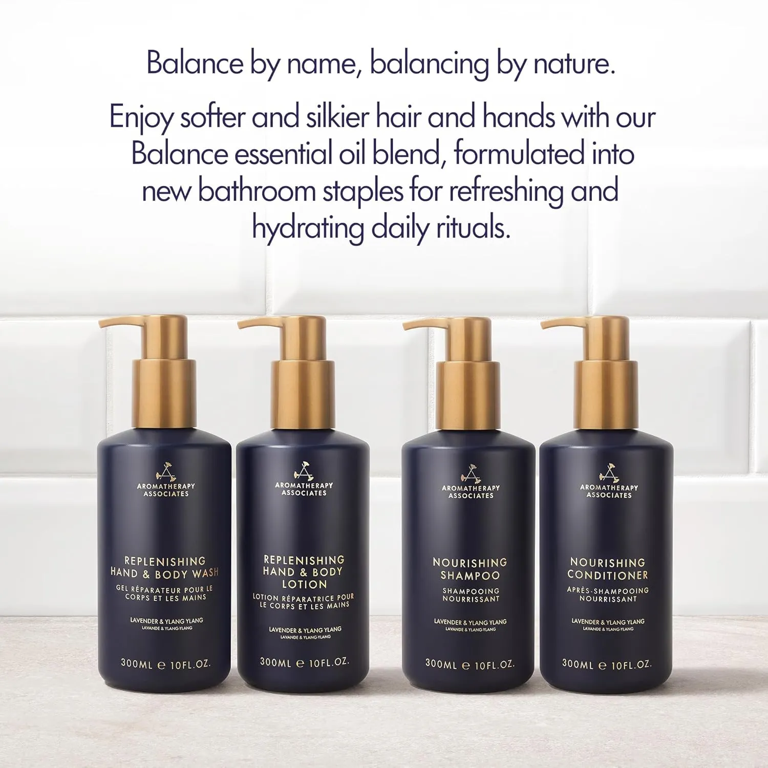 Aromatherapy Associates Balance Replenishing Shampoo, Hydrating Shampoo for Women and Men, Daily Hair Care for Oily Hair or Dry, 10 fl. oz.