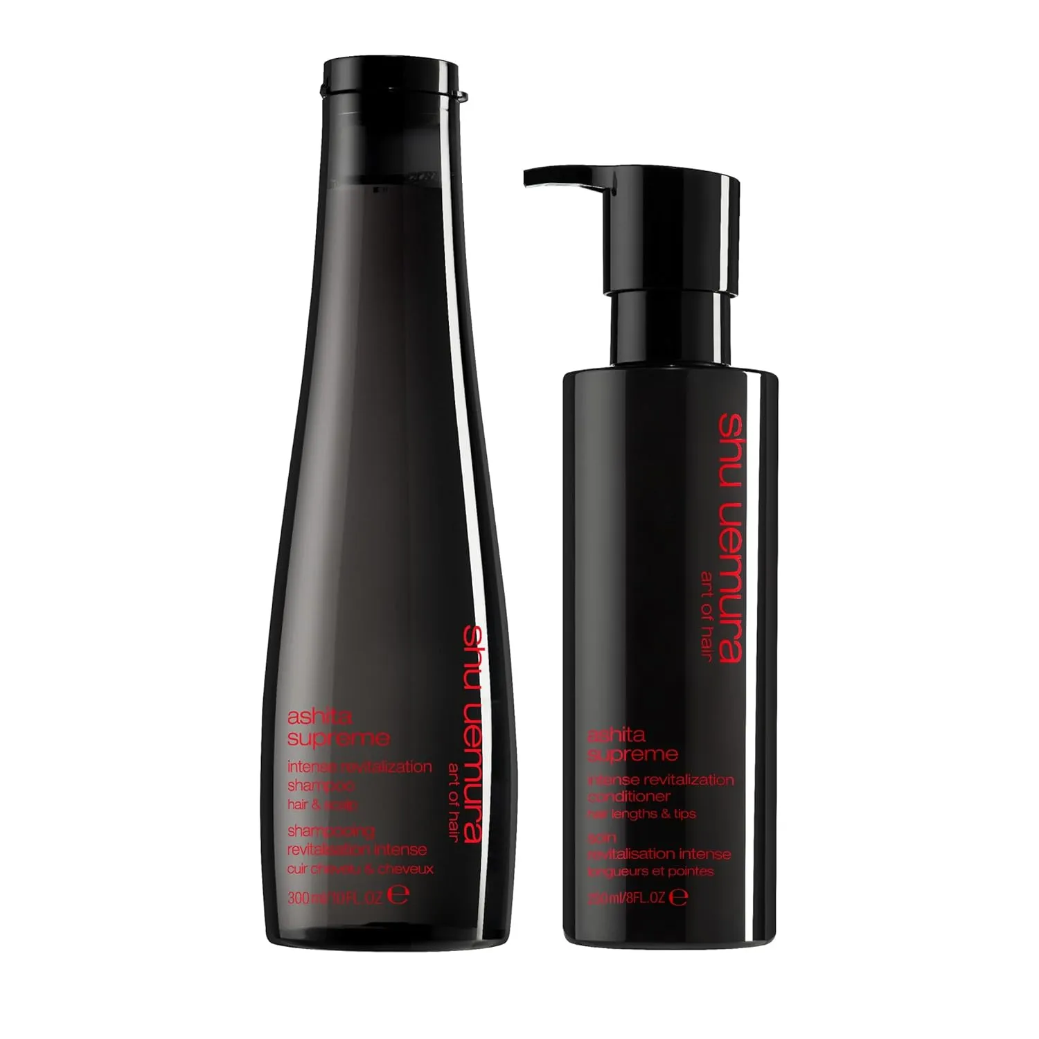 Ashita Supreme Smoothing Shampoo and Conditioner Set - Adds Shine, Reduces Frizz, Strengthens Hair, Prevents Breakage, For All Hair Types