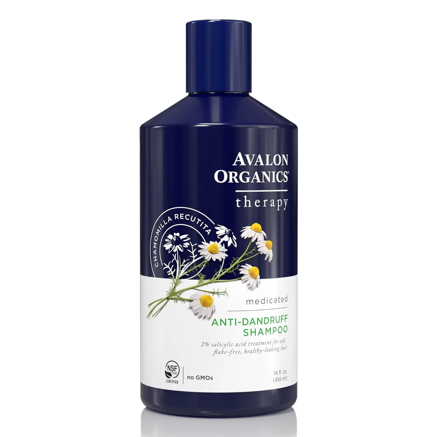 Avalon Organics Therapy Medicated Anti-Dandruff Shampoo for Soft, Flake-Free Hair, 14 Fluid Ounces
