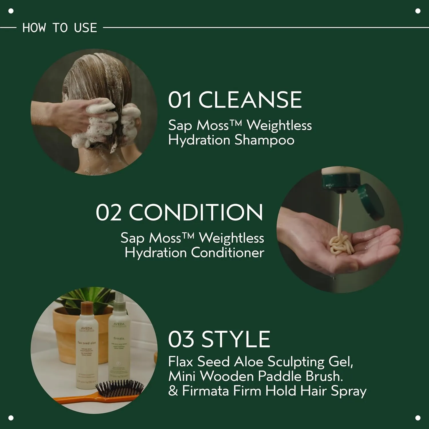 Aveda Sap Moss Weightless Hydration Conditioner | Hydrates, Detangles, Fights Frizz | Silicone Free | Conditioner for Normal to Dry Hair | 98% Naturally Derived*, 6.7 Fl Oz