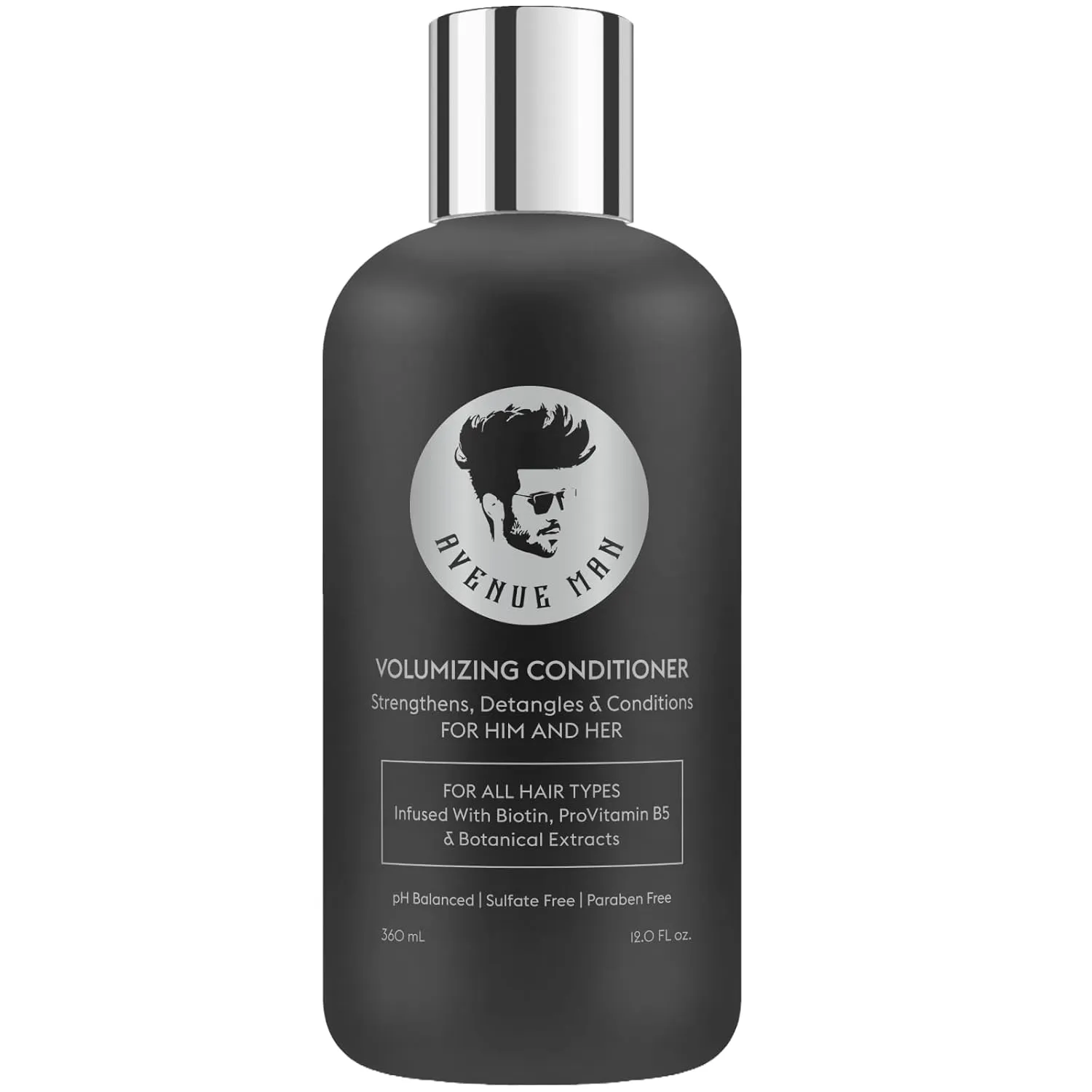 Avenue Man Volumizing Conditioner (12 Fl Oz) - Hair Products For Men - Volumizing and Hydrating Conditioner with Herbal Extracts