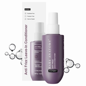 B...a...r e An a...to..m.y.Anti Frizz Leave In Conditioner | Deep Conditioned Frizz Controlled Hair For 24 hrs | For Dry & Frizzy Hair | For Women and Men 150ml