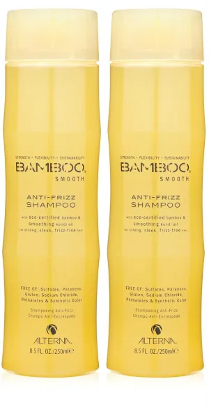 Bamboo Smooth Anti-Frizz Shampoo, 8.5-Ounce (2-Pack)