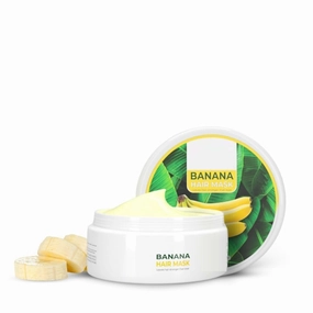 Banana Hair Mask, Natural Deep Conditioning Treatment 100gm - Helps To Get Soft & Smooth Hair Texture Upto 48 Hours