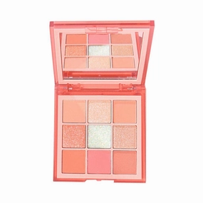 barenx Eyeshadow Palette 9 Color Eye Shadow Matte Glitter Professional Makeup Eye Shadow Powder Long Lasting Waterproof Cosmetic Eye Shadow Palette - Pink