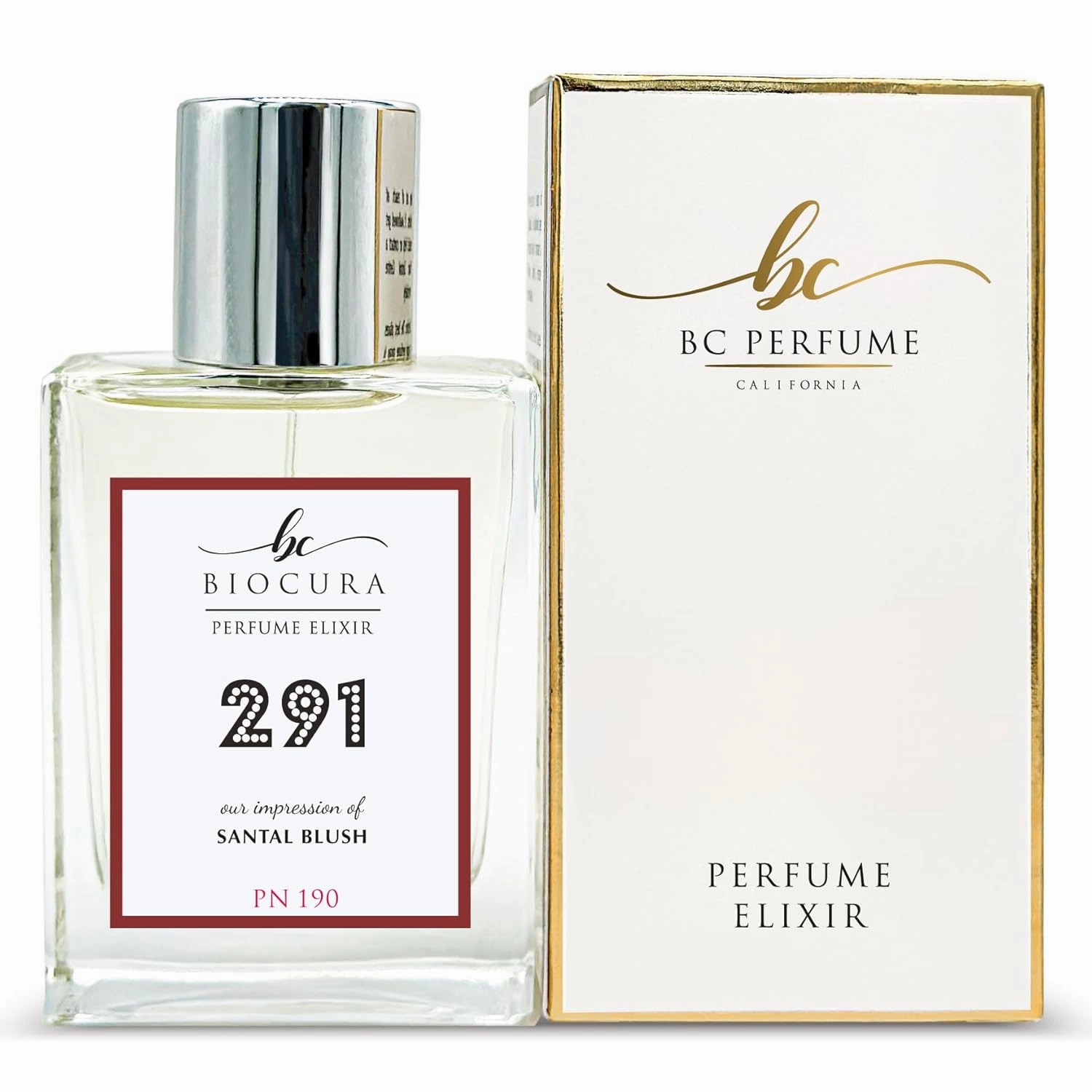 BC Perfume 291 Inspired by Santal Blush For Women Fragrance Dupes Eau de Parfum Spray Bottle 1.7 Fl Oz/50ml