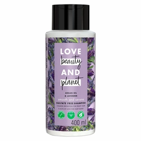 Beauty & Planet Argan Oil and Lavender Sulfate Free Smooth and Serene Shampoo|| No Parabens|| No Dyes|| 400ml