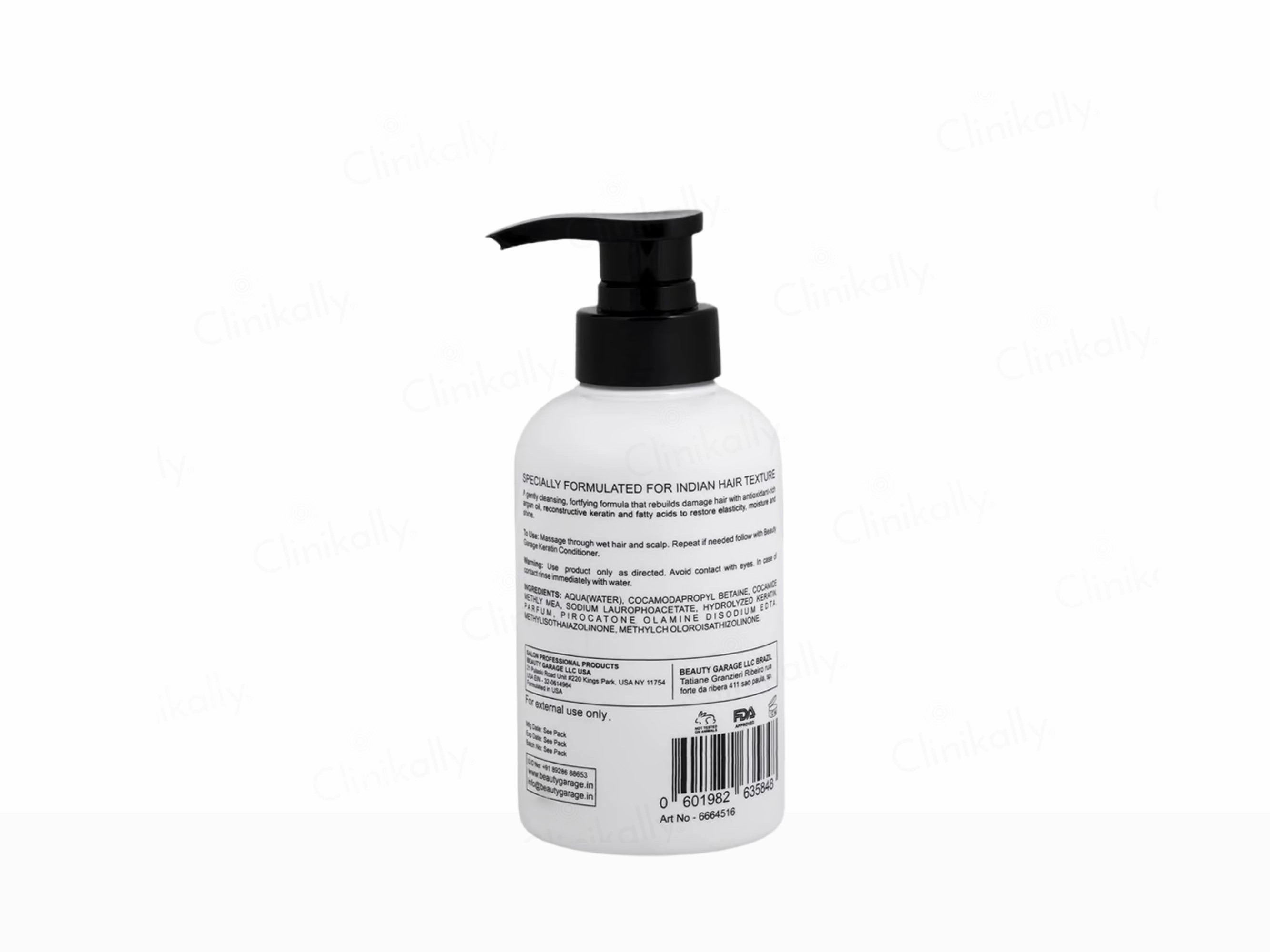 Beauty Garage Keratin Smooth Daily Shampoo