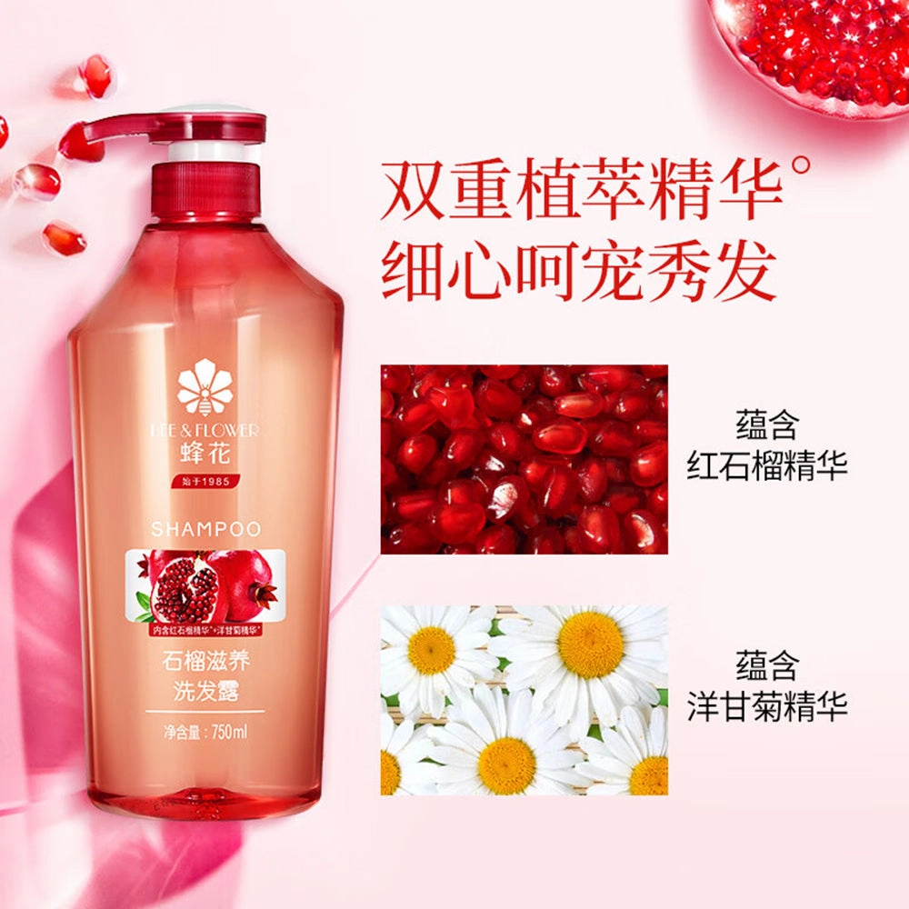 Bee & Flower Pomegranate Nourishing Silicone-Free Shampoo 750ml