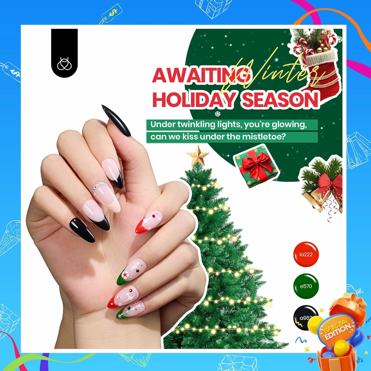 beetles Gel Polish 36 Colors Summer Gel Nail Polish Set with Base Coat Glossy Matte & Glitter Gel Top Coat Neon Pink Yellow Jelly Blue Vivid Seasons Collection Gifts for Women Diy Nails at Home