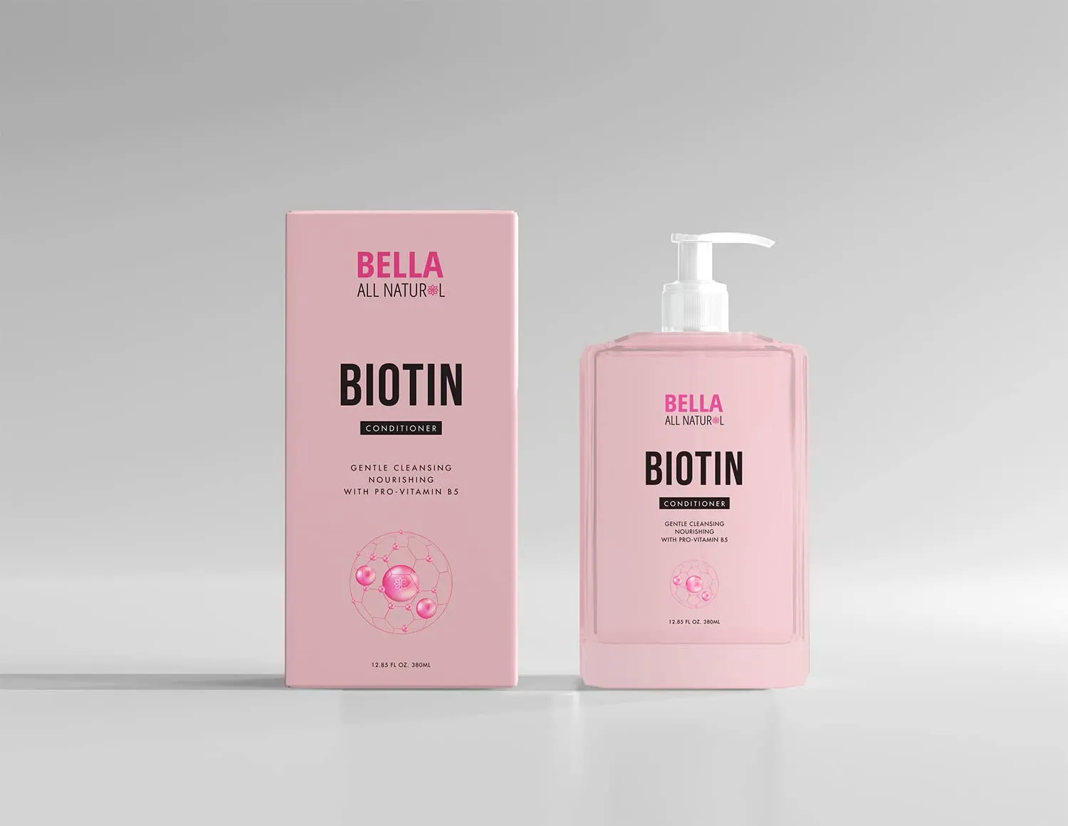 Bella All Natural Biotin Conditioner for Hair Growth - Thickening, Deep Moisturizer, Anti-Frizz