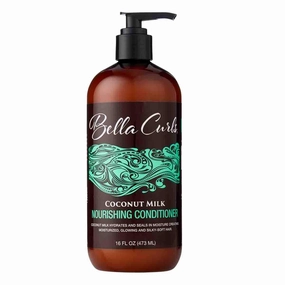 Bella Curls Coconut Milk Nourishing Conditioner, 16 Oz