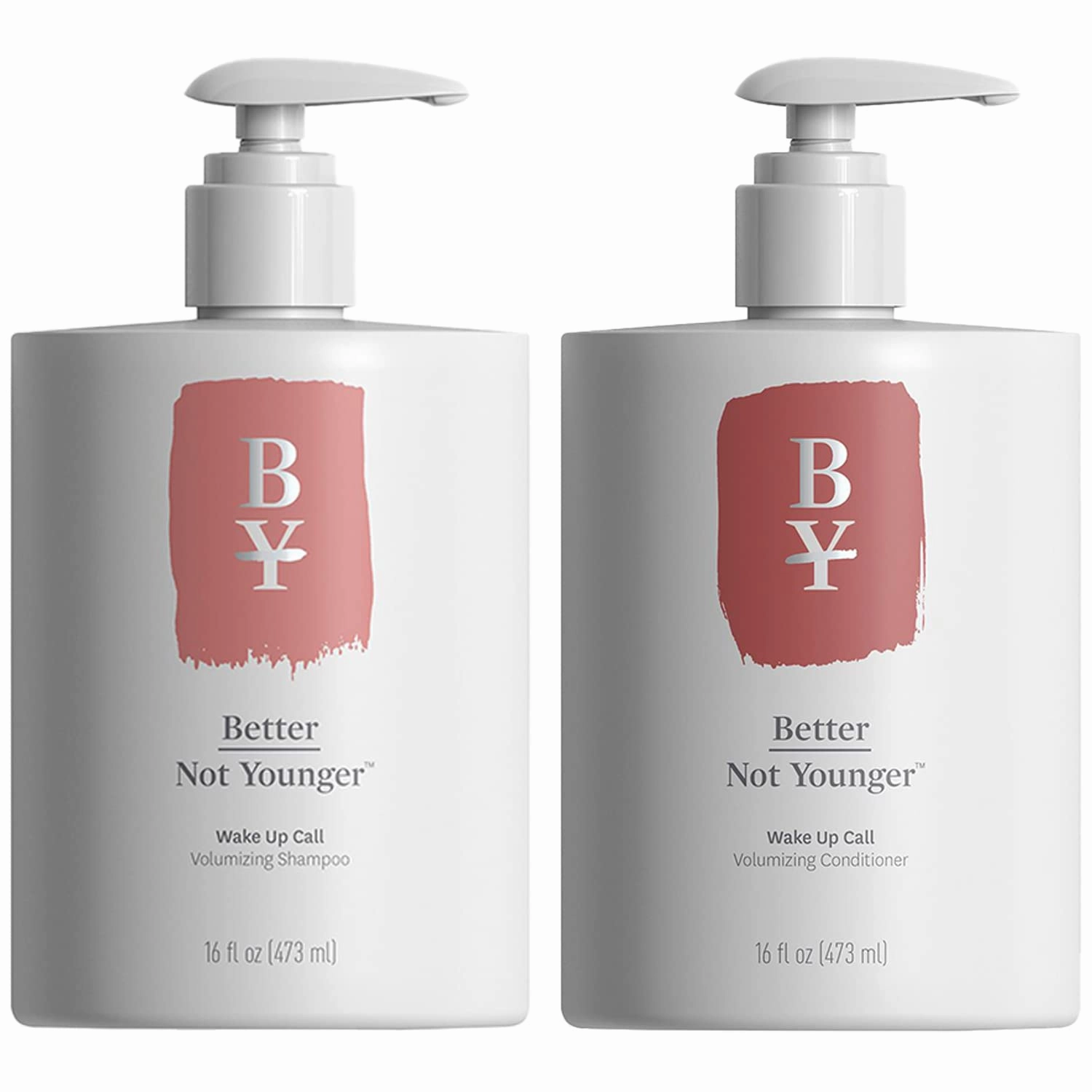 Better Not Younger Wake Up Call Volumizing Shampoo and Conditioner Set, 16 Fl Oz.