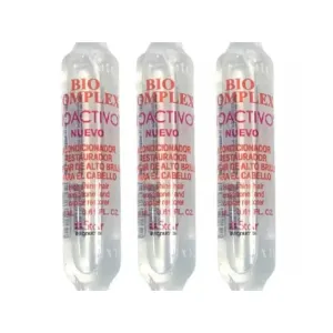 Bio Complex Proactive Hair Ampoules - Intensive Hair Conditioner & Restorer for Shine & Softness - 0.61 fl oz Each - Star Products (3-Pack)
