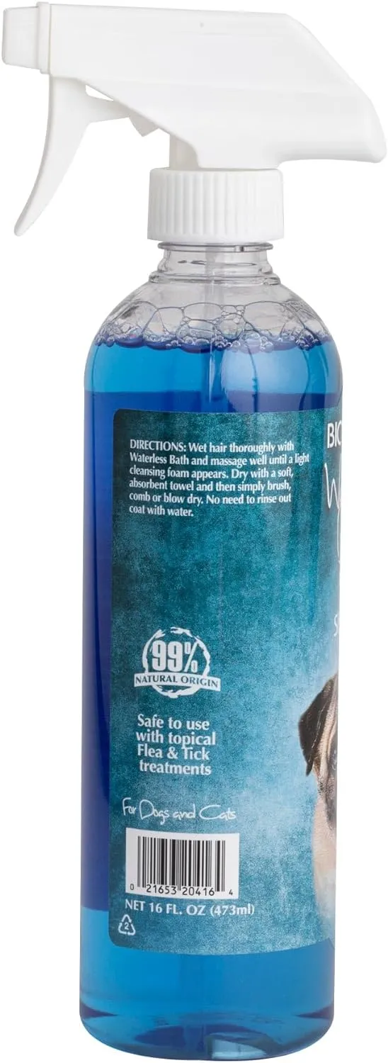 Bio-Groom Waterless Dog Shampoo - Tearless, No-Rinse, Dog Bathing Supplies, Puppy Wash, Cat & Dog Grooming Supplies, Cruelty-Free, Made in USA, Dry Shampoo Spray, Dog Products - 16 fl oz 1-Pack