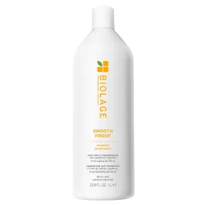 Biolage Smooth Proof Shampoo - Gently Cleanses, Nourishes & Tames Frizz, For Frizzy Hair, Infused with micro-dosed with Camellia Oil & Glycerin, Vegan & Paraben-Free, Packaging May Vary