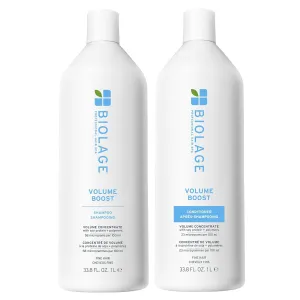 Biolage Volume Bloom Shampoo & Conditioner Set - Lightweight Volume & Shine, For Fine Hair, Paraben & Silicone-Free, Packaging May Vary