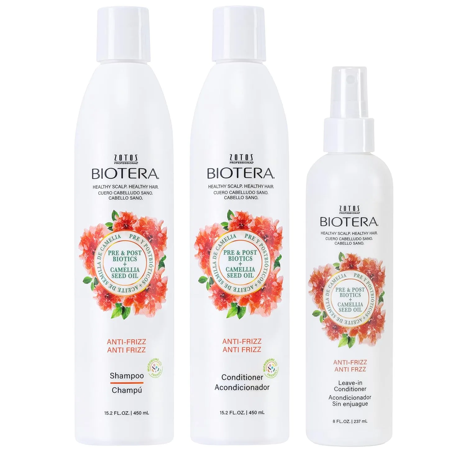 Biotera Anti Frizz Smoothing Conditioner | Smooths & Controls Frizzy, Unruly Hair | Microbiome Friendly | Vegan & Animal Test Free | Paraben Free | Color-Safe