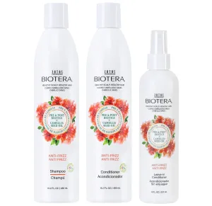 Biotera Anti Frizz Smoothing Conditioner | Smooths & Controls Frizzy, Unruly Hair | Microbiome Friendly | Vegan & Animal Test Free | Paraben Free | Color-Safe