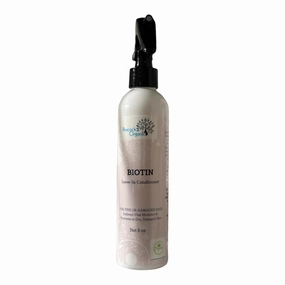 Biotin Leave-in Conditioner, Daily Hydration for Healthy Hair - Detangle & Define with Ease for All Hair Types - Eliminates Knots, Improves Hair Strength - 8oz
