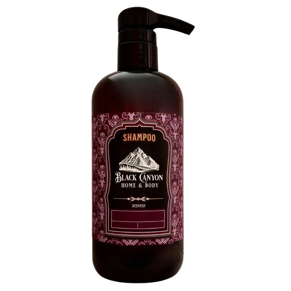 Black Canyon Amber Clove Nutmeg Scented Argan Oil Hair Shampoo, 16 Oz