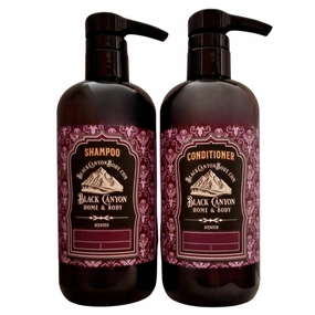 Black Canyon Apple Ambrosia Scented Argan Oil Hair Shampoo and Conditioner Set, 16 Oz Shampoo - 16 Oz Conditioner
