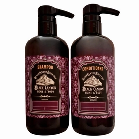Black Canyon White Ginger & Coconut Milk Scented Argan Oil Hair Shampoo and Conditioner Set, 16 Oz Shampoo - 16 Oz Conditioner