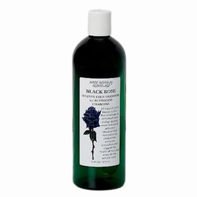 Black Rose Shampoo, Face and Body Wash with Activated Charcoal//Sulfate Free, Plant Based // Hair Detox, Hair Detangler, Porosity (16 Fluid ounces, Pour top (bottle of 1))