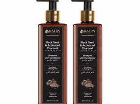 Black Seed Activated Charcoal Shampoo with Conditioner |Suitable for Men & Women (200ML PACK 2)