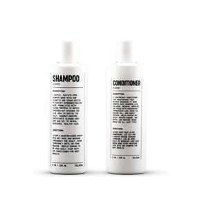 Blu Atlas Men's Shampoo and Conditioner - Classic Scent - Gentle Cleansing, Hydrating Shampoo for Volume, All Hair Types - 8 oz Bottle