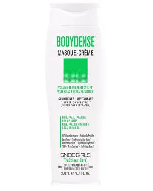 BODYDENSE Vegan Plumping & Hydrating Volumizing Conditioner 1 Minute Hair Mask Volume Texture Body Lift. Weightless Volume for Fine, Dull, Dry Hair