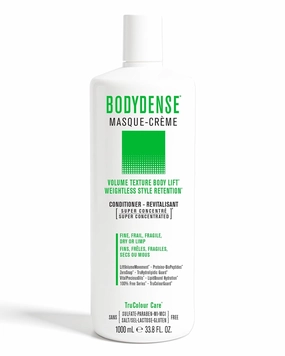 BODYDENSE Vegan Plumping & Hydrating Volumizing Deep Conditioner 1 Minute Hair Mask Volume Texture Body Lift for Fine, Dull, Dry Hair