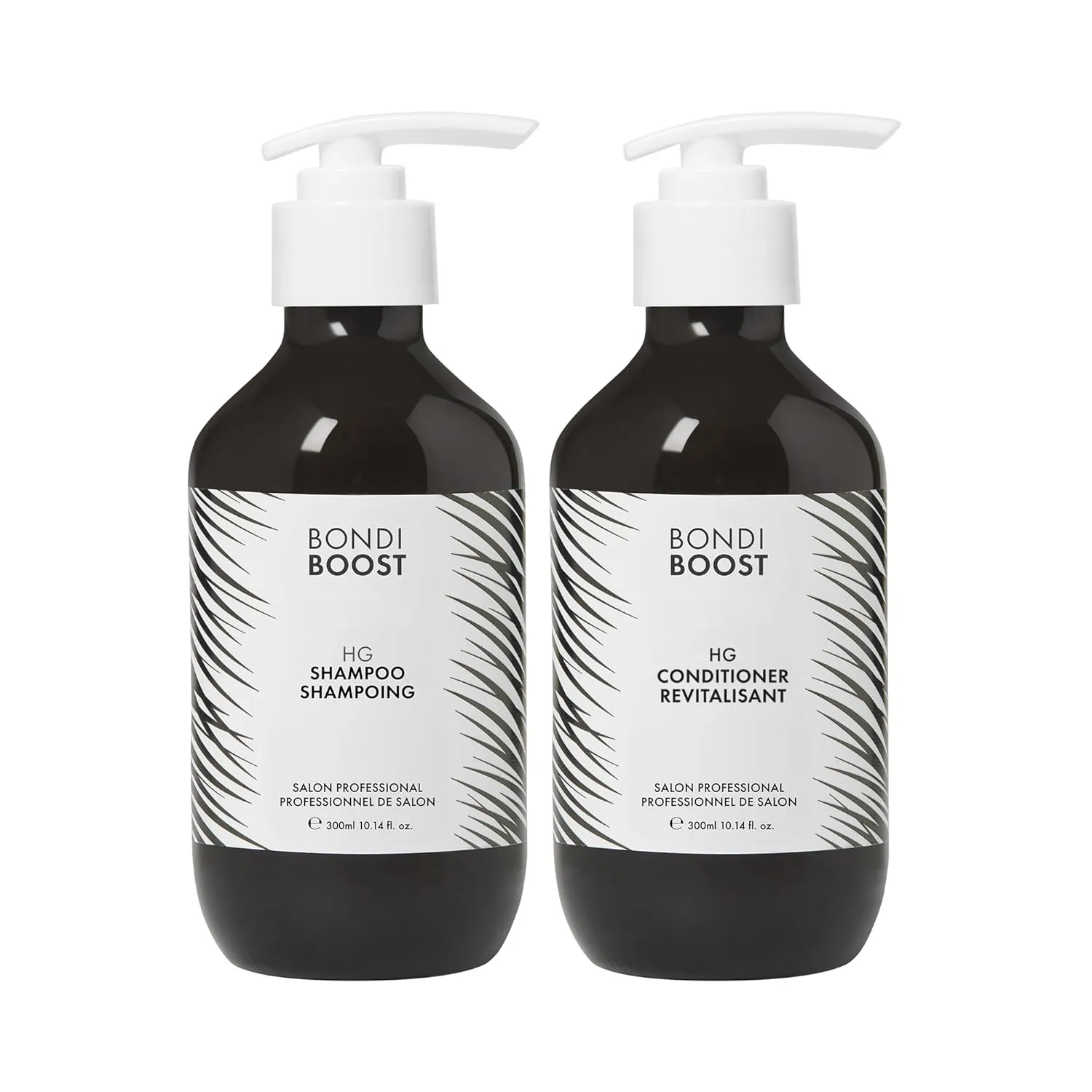 BONDIBOOST HG Duo Shampoo   Conditioner Bundle [10.14fl oz each], Improves Appearance for Thinning Hair & Volumizing   Hydrating   Nourishing   Sulfate/Paraben Free for Women/Men, Australian Made