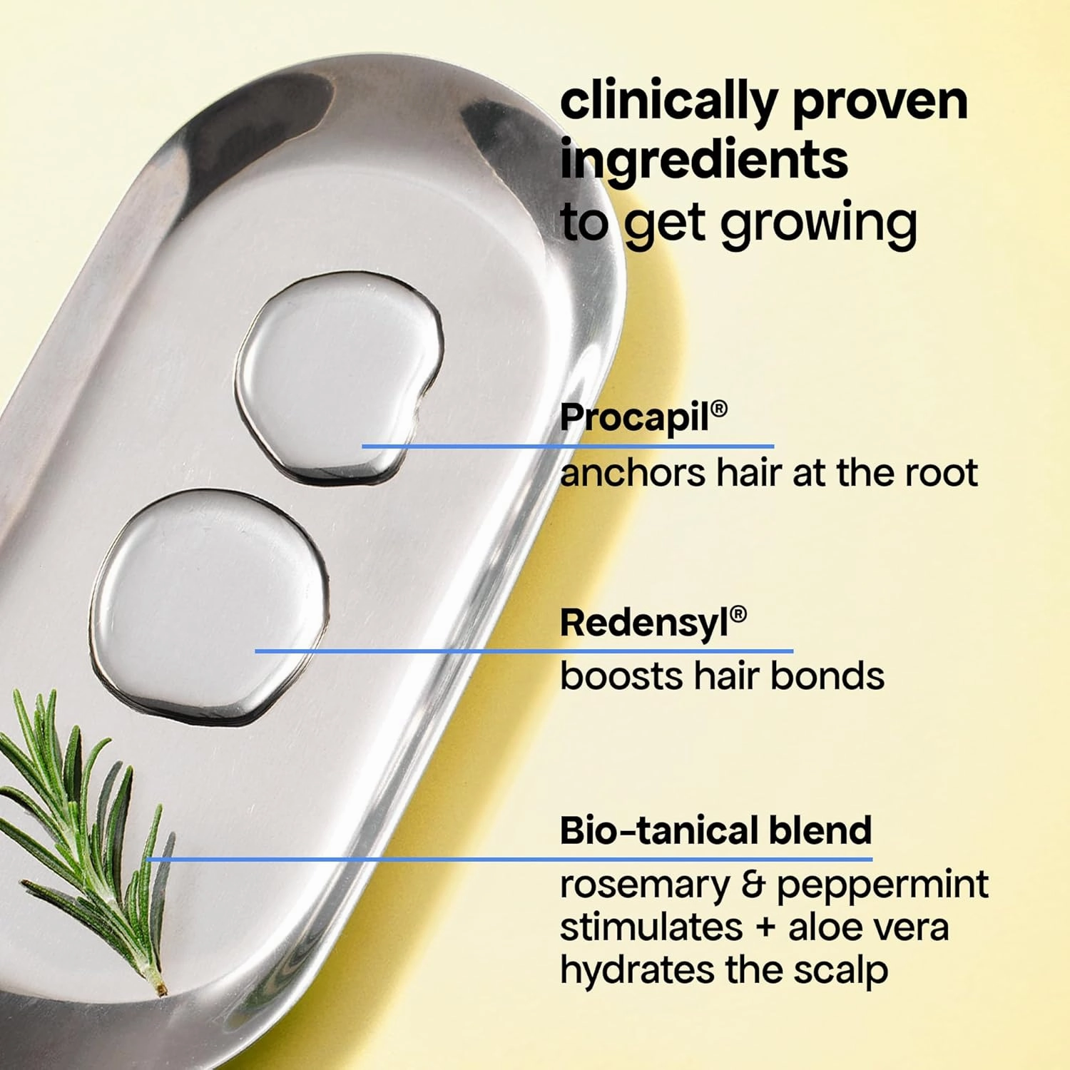BONDIBOOST HG Anti-Thinning Shampoo for Women & Men [16.90 fl oz], Clinically Tested to Promote Fuller   Thicker-Looking Hair, Natural Mint Scent   Procapil, Redensyl & Rosemary Formula, Sulfate-Free