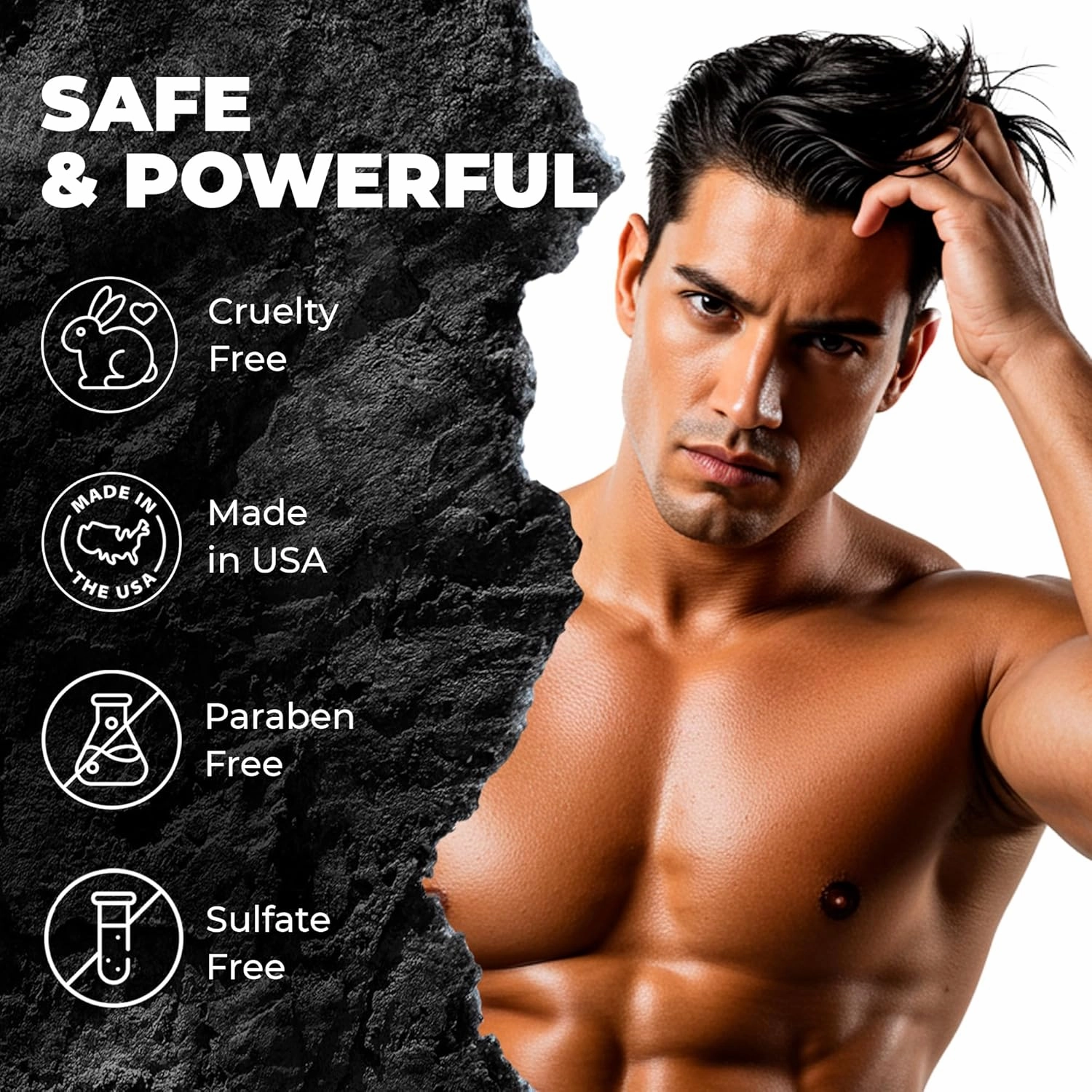 Bossman Hair Shampoo for Men – Natural Moisturizing Men's Shampoo with Keratin & Vitamin Pro5 Enriched - Paraben & Sulfate Free (Royal Oud Scent)