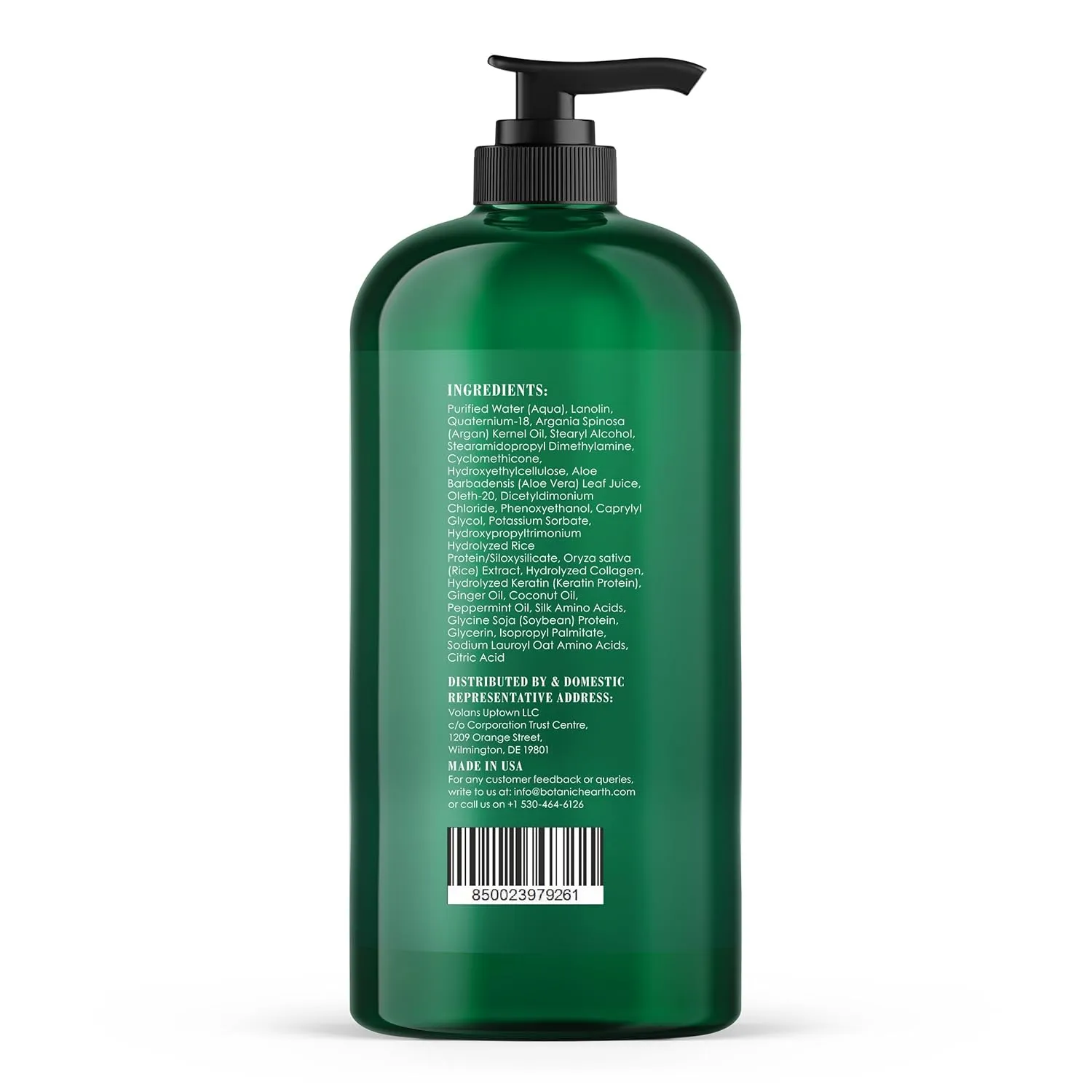 Botanic Hearth Peppermint Hair Conditioner - Hair Conditioner for Dry Damaged and Color Treated Hair - Volumizing Conditioner for fine & thin hair - Paraben & Sulfate Free - Men & Women - 16 fl oz