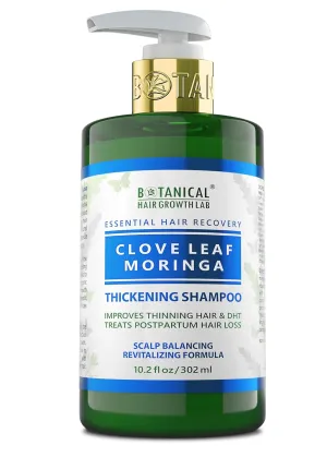 Botanical Hair Growth Shampoo for Hair Thickening Anti-Thinning Scalp Stimulating Natural Anti-Hair Loss Therapy For Women & Men 10.2 Fl Oz