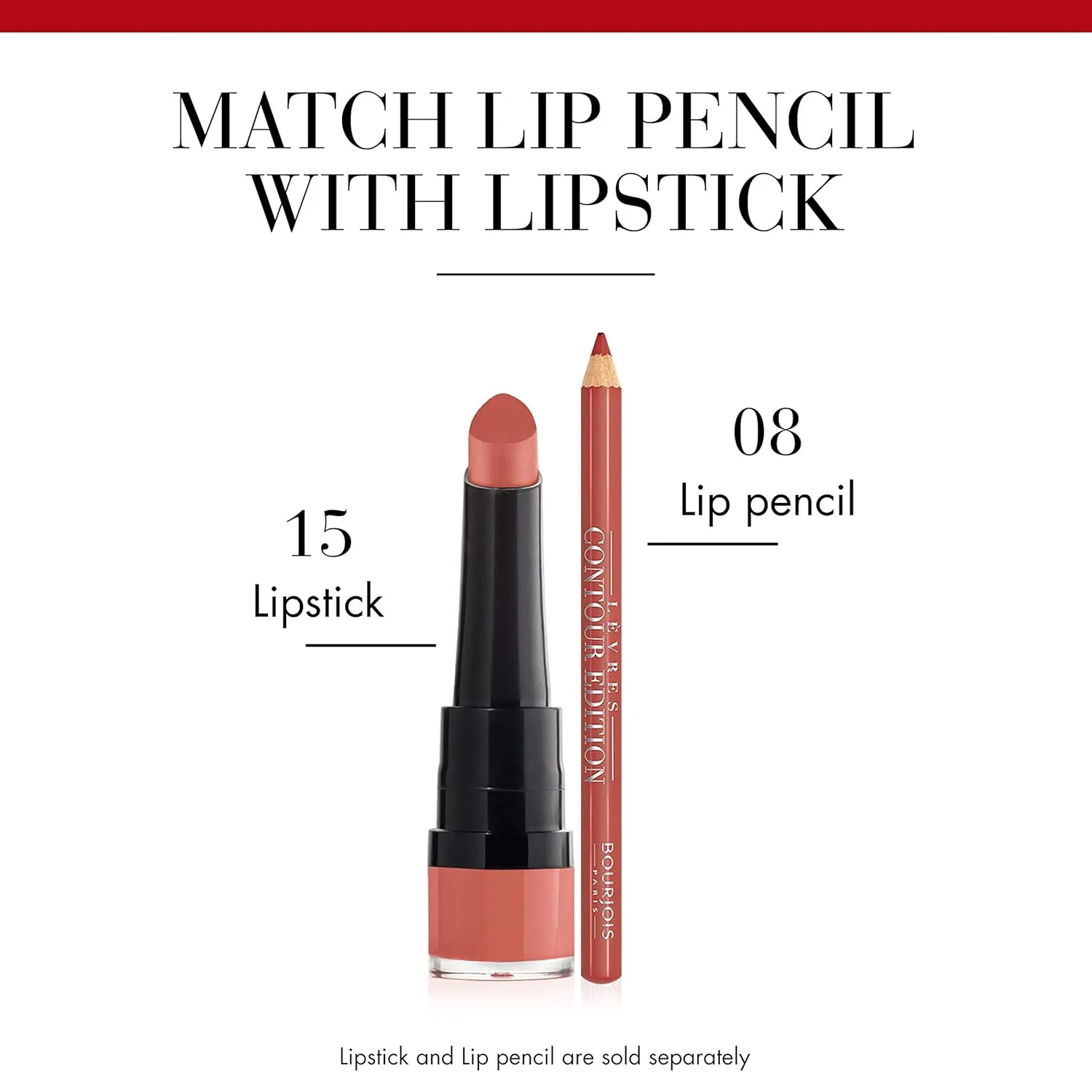 Bourjois Paris Rouge Velvet Lipstick 2.4g - 15 Peach Tatin