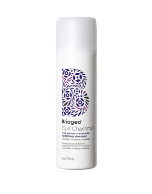 Briogeo Curl Charisma Rice Amino   Avocado Hydrating Shampoo, Define and Moisturize Wavy, Curly, and Coily Hair,Sulfate-free, Anti-Frizz, Hydrating Cleanse, Vegan, Cruelty-Free