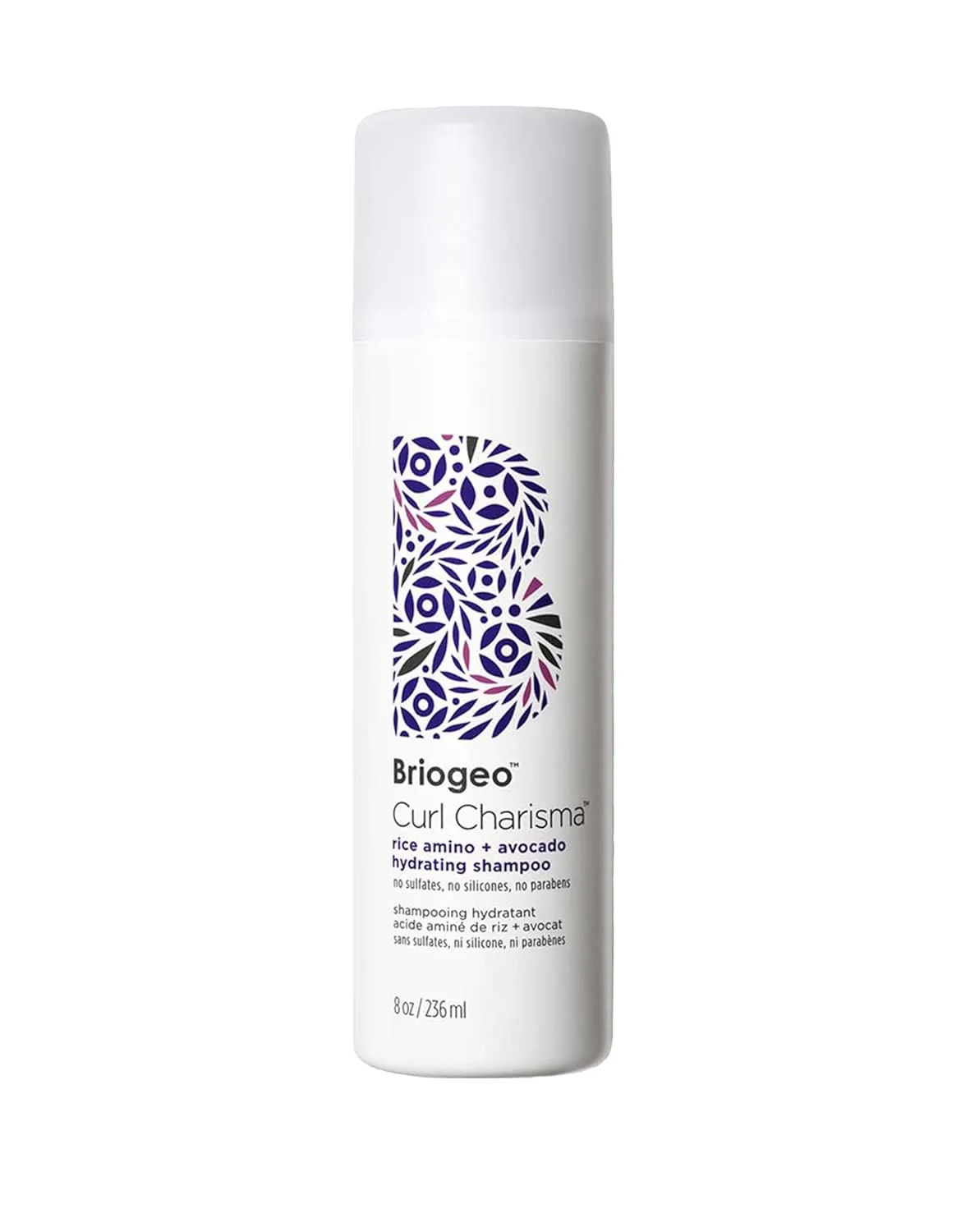 Briogeo Curl Charisma Rice Amino   Avocado Hydrating Shampoo, Define and Moisturize Wavy, Curly, and Coily Hair,Sulfate-free, Anti-Frizz, Hydrating Cleanse, Vegan, Cruelty-Free