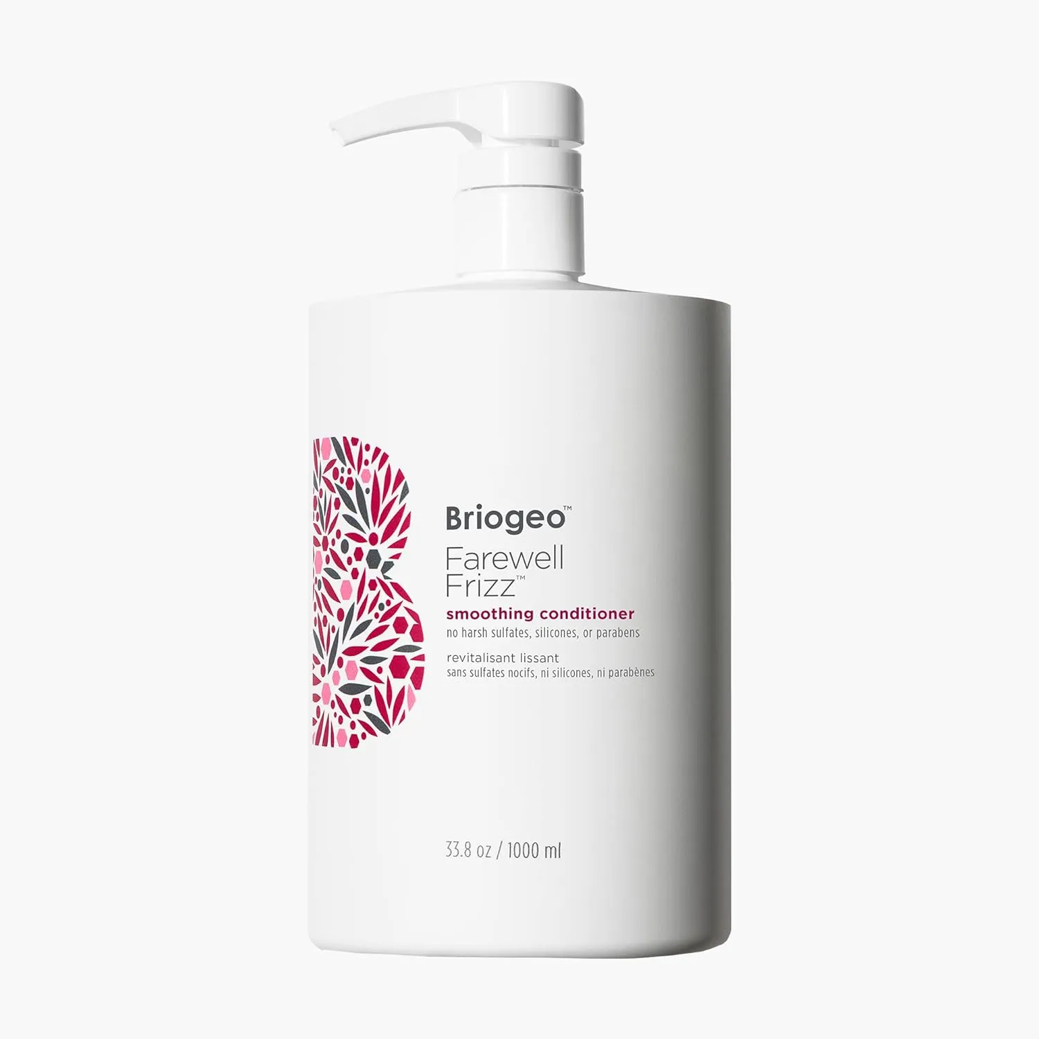 Briogeo Farewell Frizz Smoothing Conditioner, Tame Frizz and Restore Shine to Dull, Dry Hair, Nourishes and Smooths, Argan Oil for Shine, Vegan, Cruelty-Free