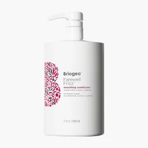 Briogeo Farewell Frizz Smoothing Conditioner, Tame Frizz and Restore Shine to Dull, Dry Hair, Nourishes and Smooths, Argan Oil for Shine, Vegan, Cruelty-Free