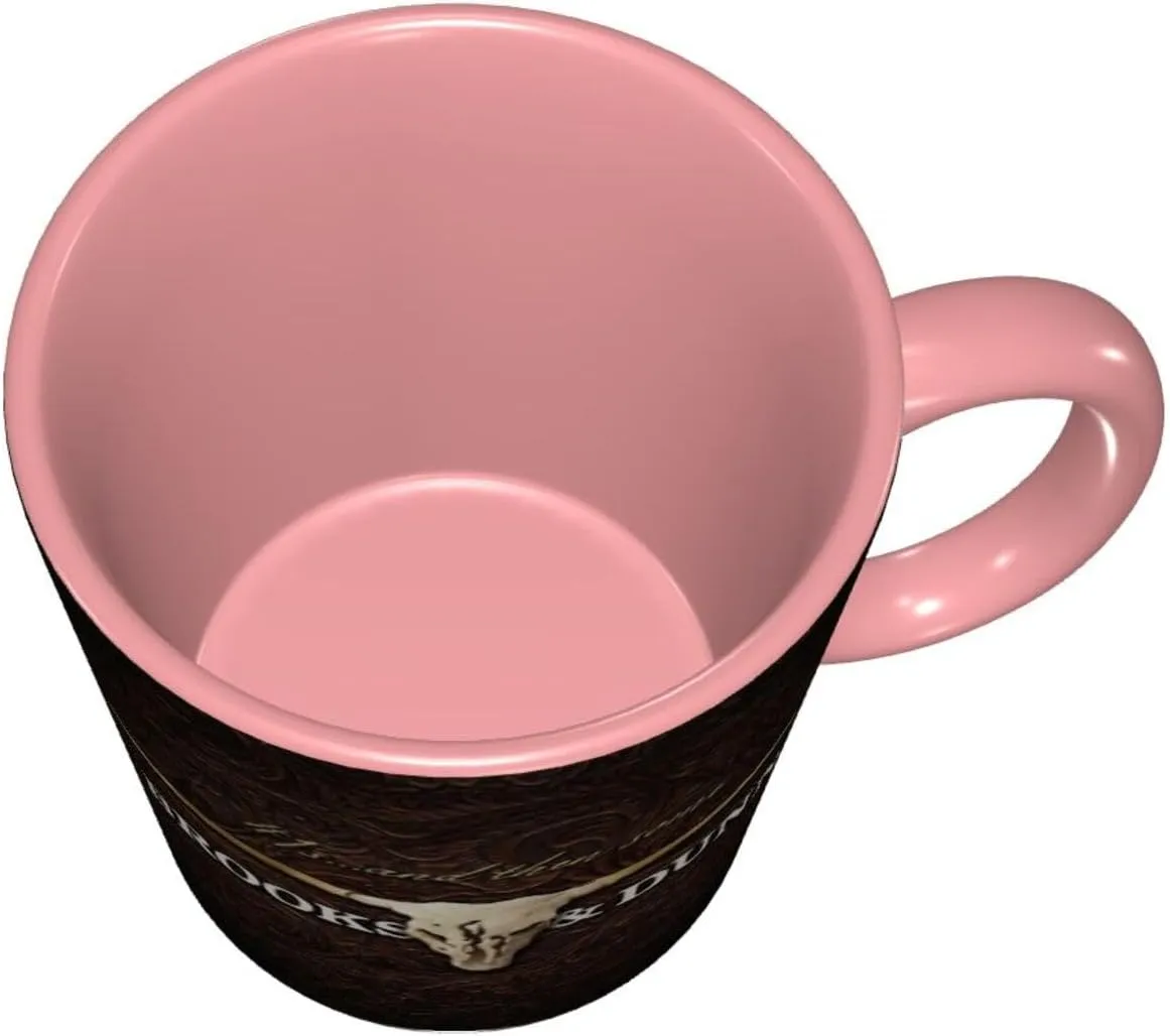 Brooks Music Dunn Ceramic Mug 12oz Cup Coffee Mugs Tea Cups Decor Novelty Presents For Home Office Travel Pink