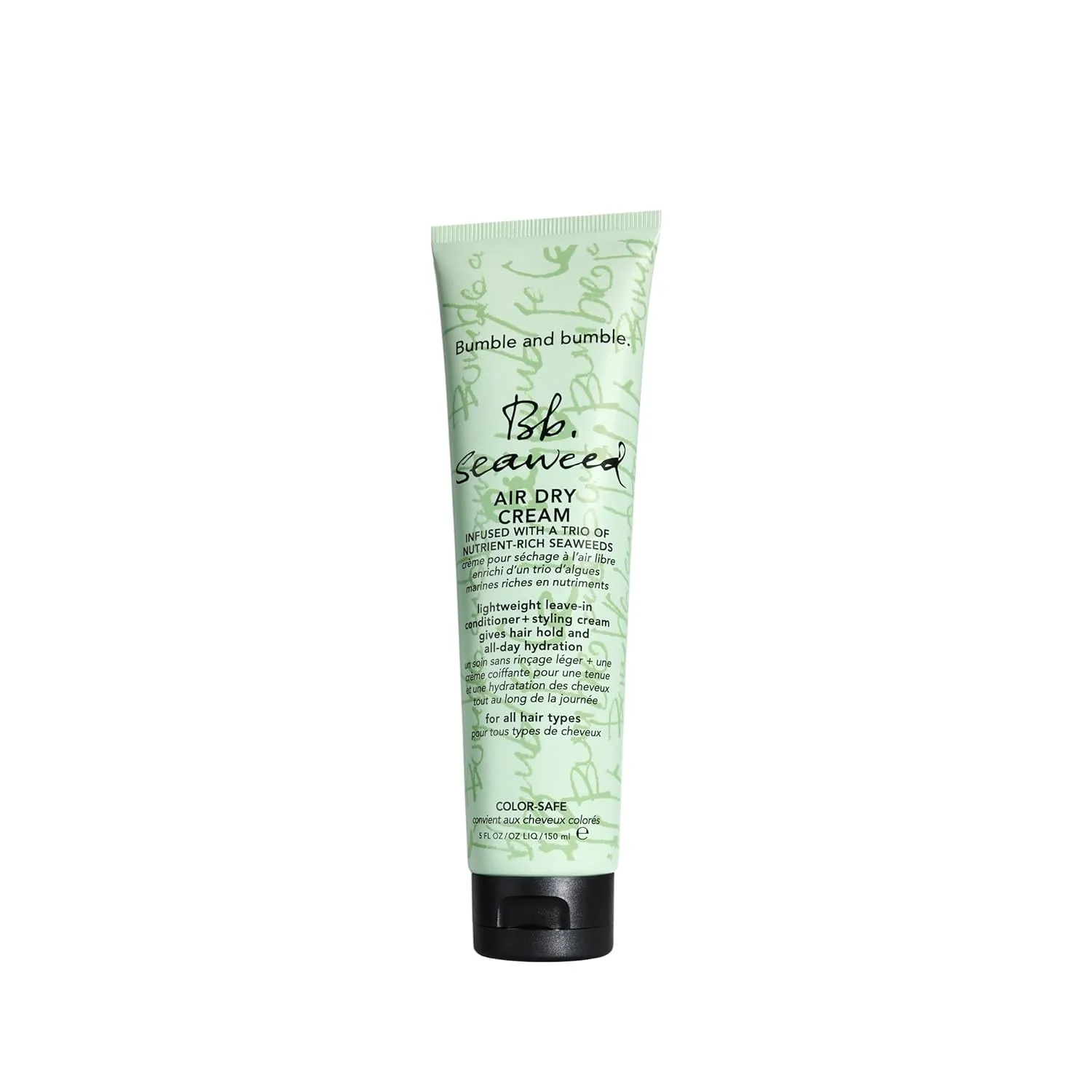 Bumble and bumble. Seaweed Nourishing Air Dry Styling Cream | Leave-In Conditioner | Hydrating, Anti Frizz, Soft Hold, Color Safe | Curly, Wavy, Straight, 5 Fl Oz