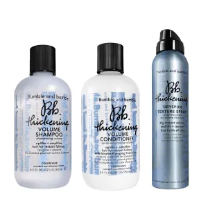 Bumble and bumble. Thickening Volumizing Shampoo   Conditioner   Drypun Texture Spray Set
