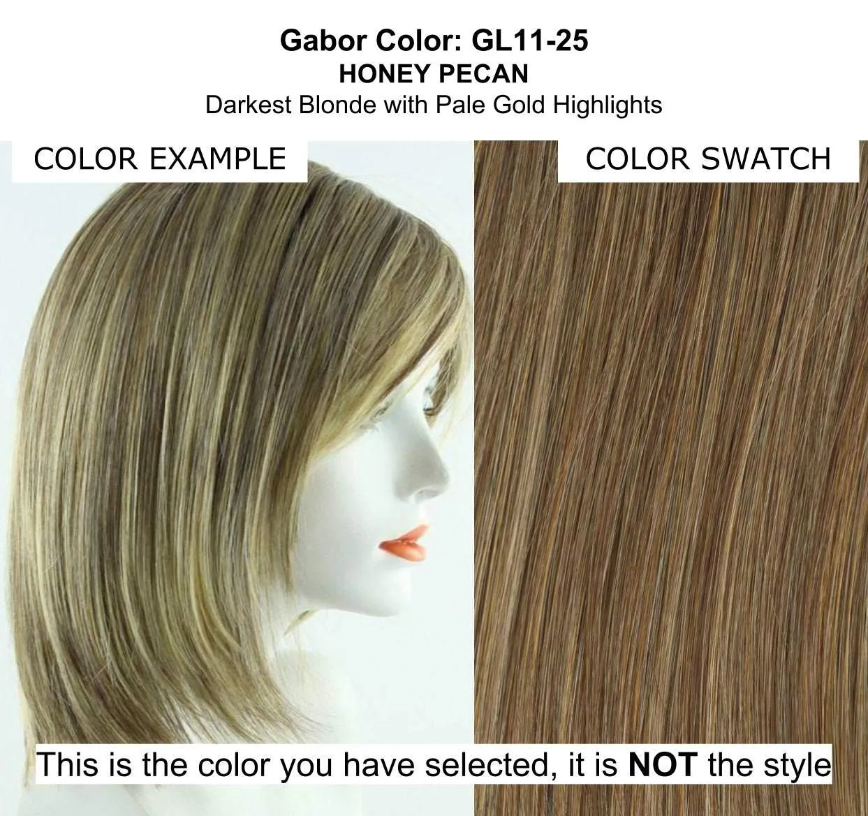 Bundle - 4 items: Curl Up Wig by Gabor, Christy's Wigs Q & A Booklet, BeautiMark Synthetic Shampoo & Wide Tooth Comb - Color: GL11-25